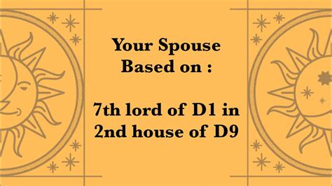 7th lord of d1 in 2nd house of d9  So again, Overall Chart Reading is